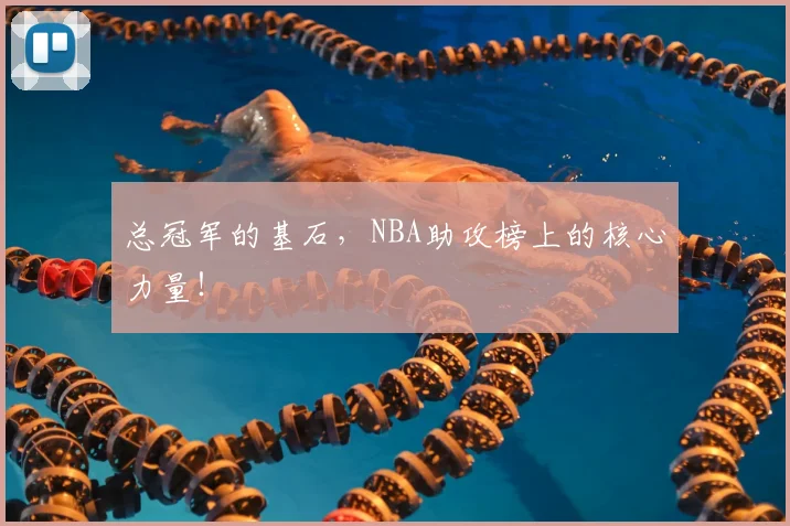 总冠军的基石，NBA助攻榜上的核心力量！