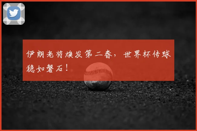 伊朗老将焕发第二春,世界杯传球稳如磐石!