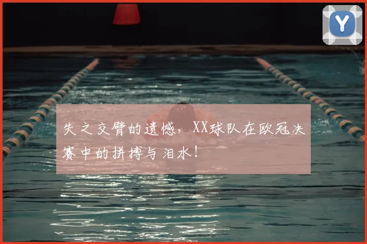失之交臂的遗憾，XX球队在欧冠决赛中的拼搏与泪水！